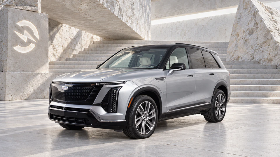 Cadillac Vistiq, вид спереди в три четверти, в студии Электроатласа