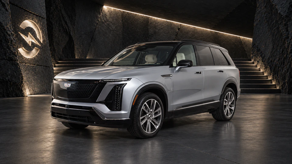 Cadillac Vistiq, вид спереди в три четверти, в студии Электроатласа